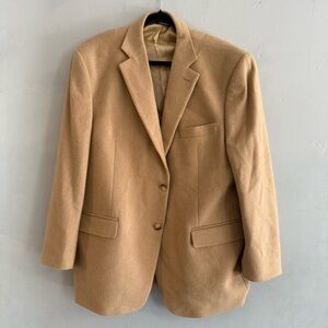 Botany 500  100% Camel Hair Tan Blazer Jacket